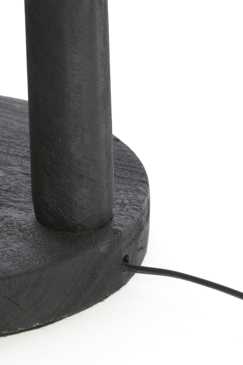 Base de lámpara negra diseño moderno Light & Living Xitta - H. 135 cm - Imagen 6