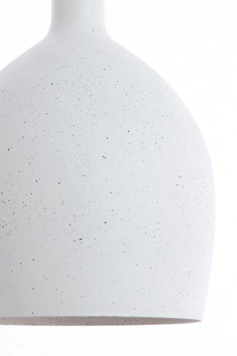 Lámpara metálica blanca cepillada Light & Living Rosero - Ø 24 cm - Imagen 3