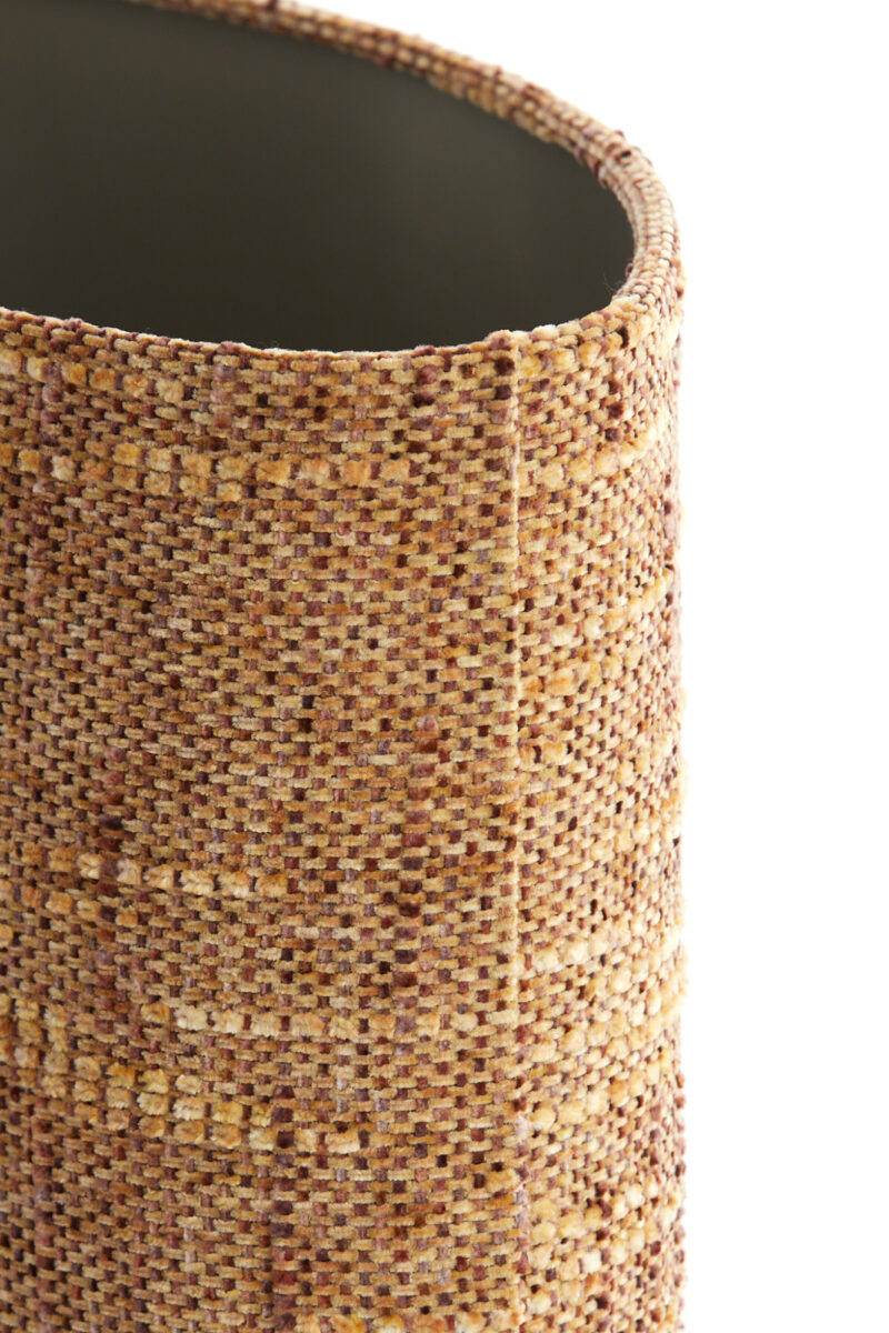 Pantalla de lámpara de tela diseño trenzado Light & Living Osire - H. 32 cm - Imagen 5