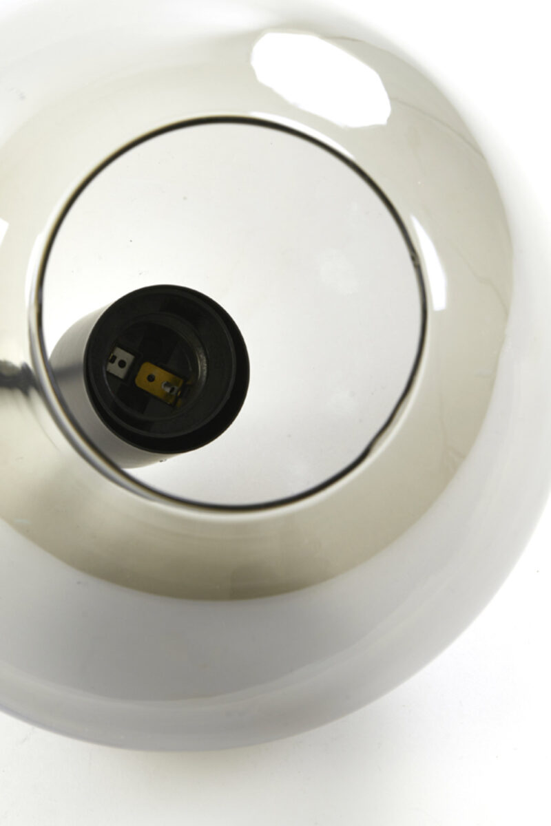 Lámpara esférica de vidrio ahumado Light & Living Subar - Ø 25 cm - Imagen 8