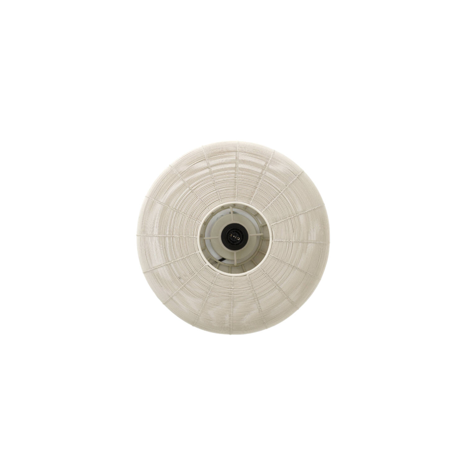 Lámpara colgante redonda beige con rejilla Light & Living Bahoto – An. 40 cm