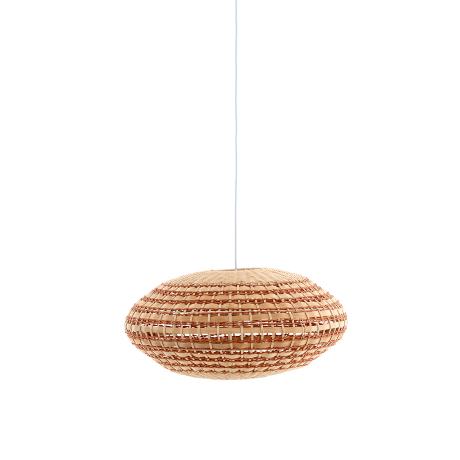 Lámpara colgante elegante de ratán natural Light & Living Tawela - Ø 59,5 cm