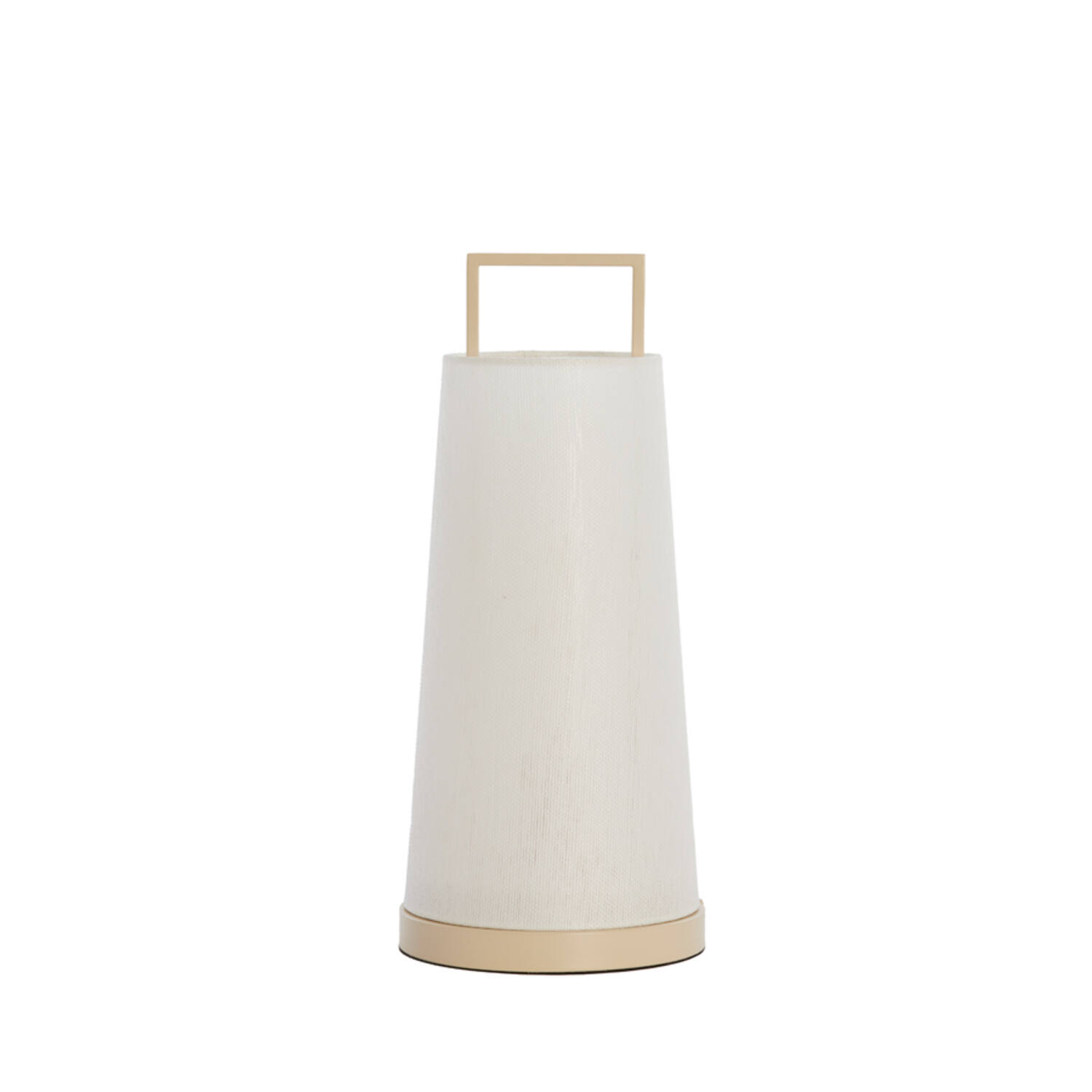 Lámpara de mesa blanca marfil Light & Living Fyon - H. 45 cm