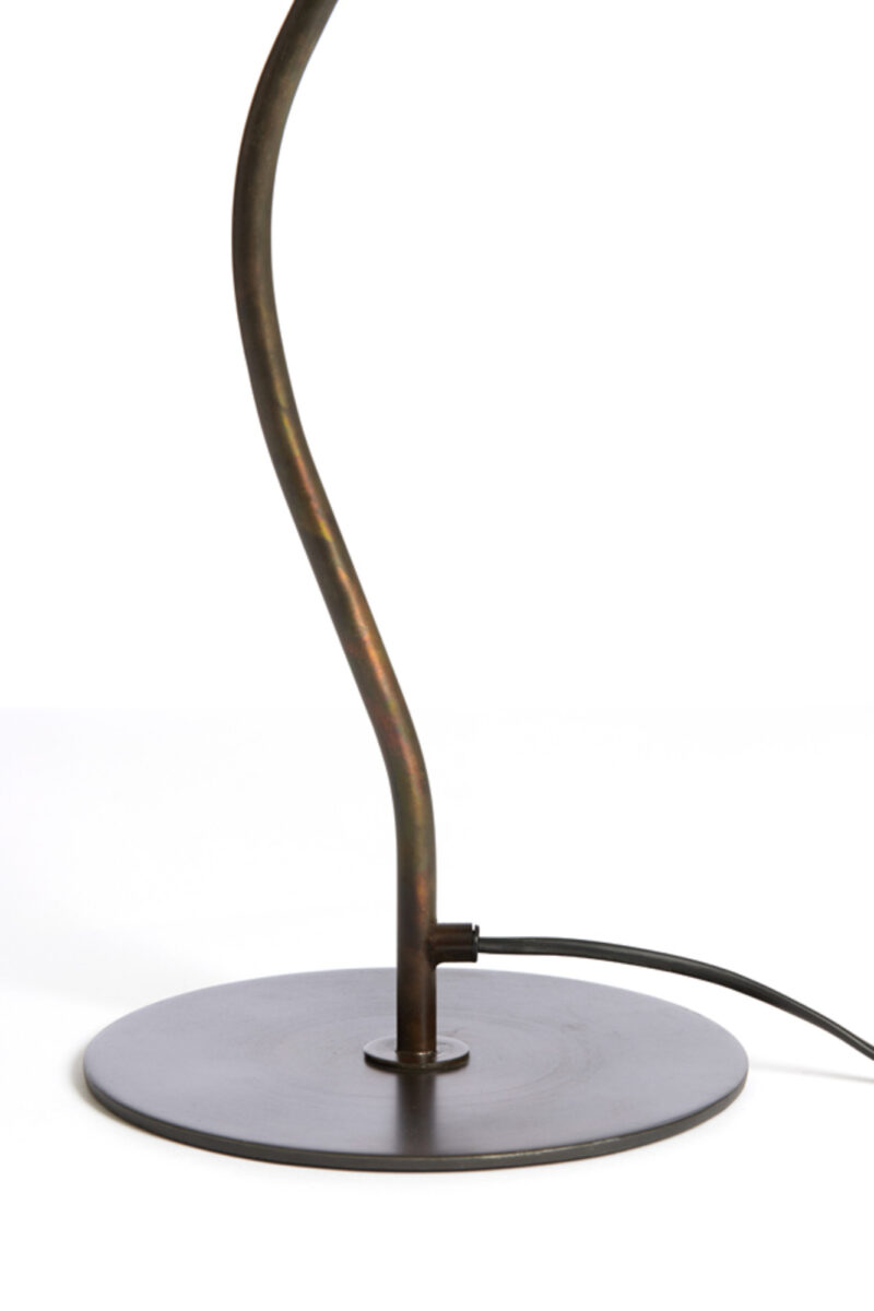 Lámpara de mesa de metal color dorado Light & Living Elimo - H. 67 cm - Imagen 5