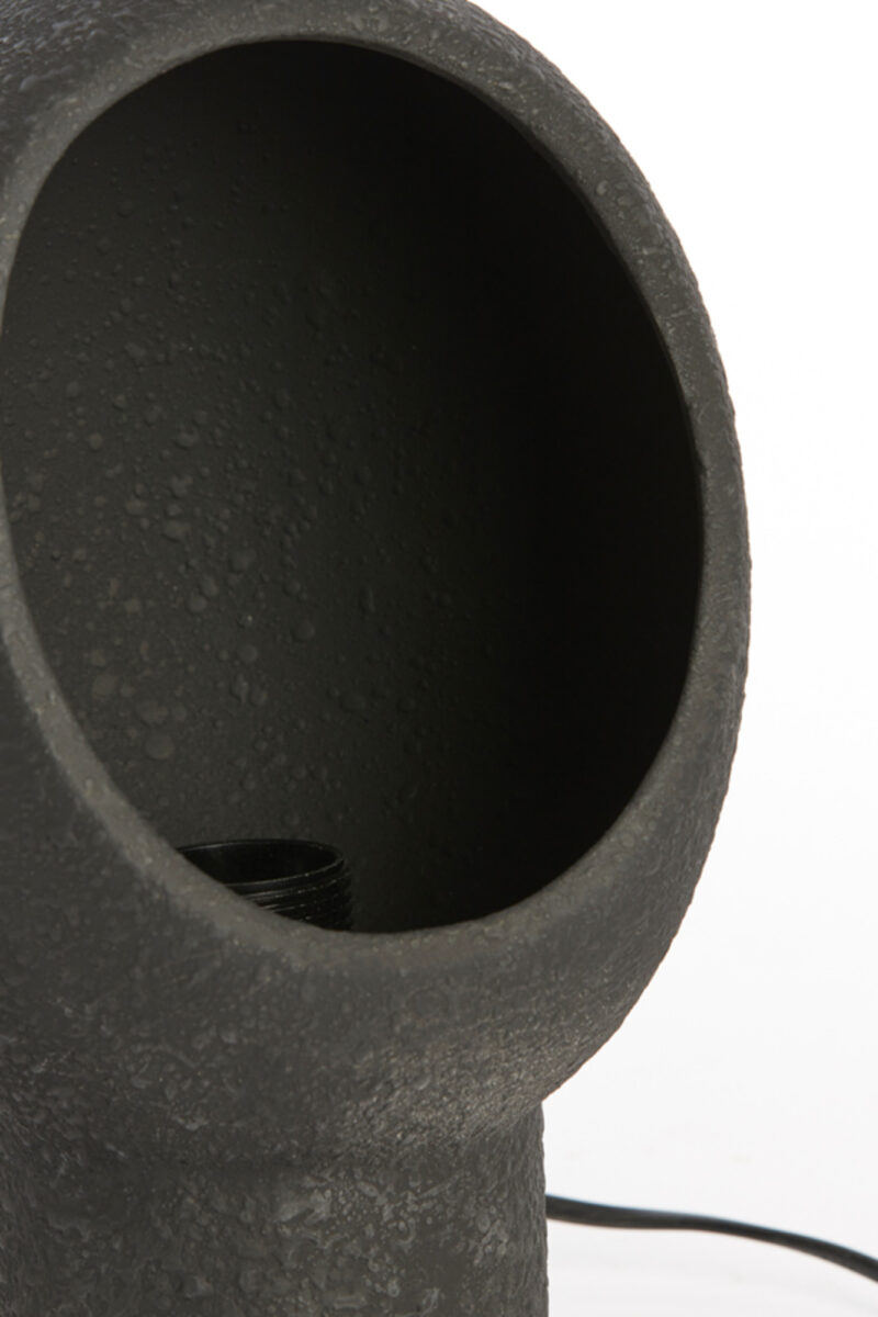 Lámpara de mesa negra diseño moderno compacta Light & Living Monk - H. 30 cm - Imagen 5