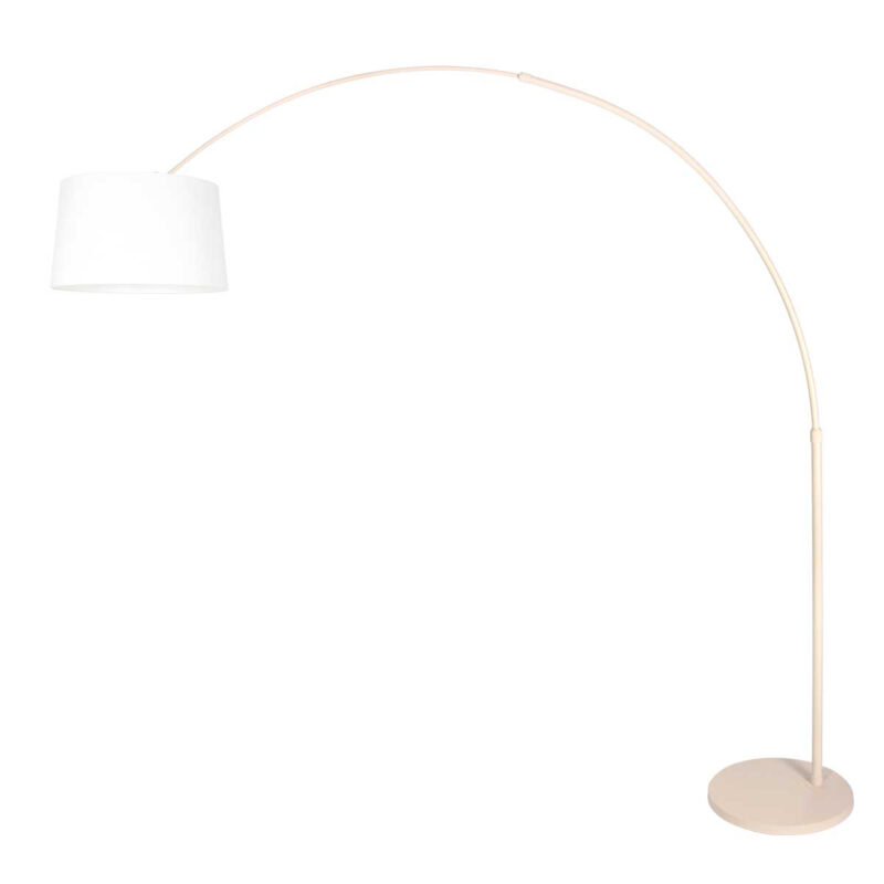 Lámpara crema moderna con pantalla blanca Steinhauer Sparkled Light - Imagen 2