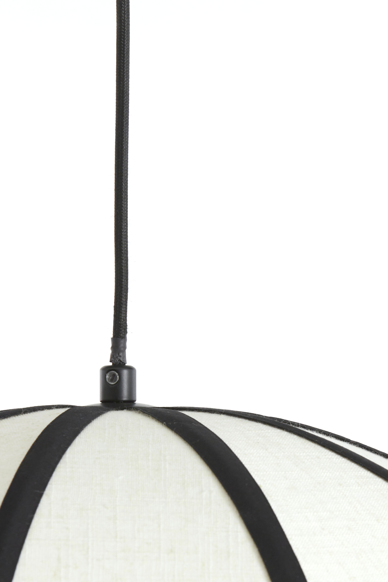 Suspensión con flecos negros y diseño elegante Light & Living Sulina - Imagen 3