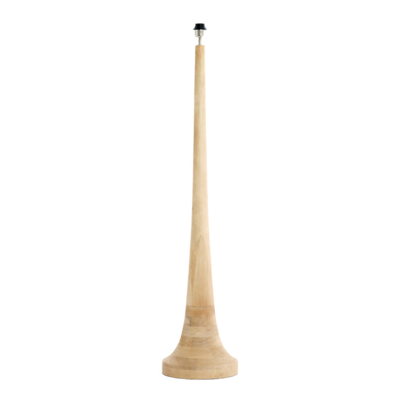 Lámpara de diseño moderno con base de madera Light & Living Jovany - H. 135 cm
