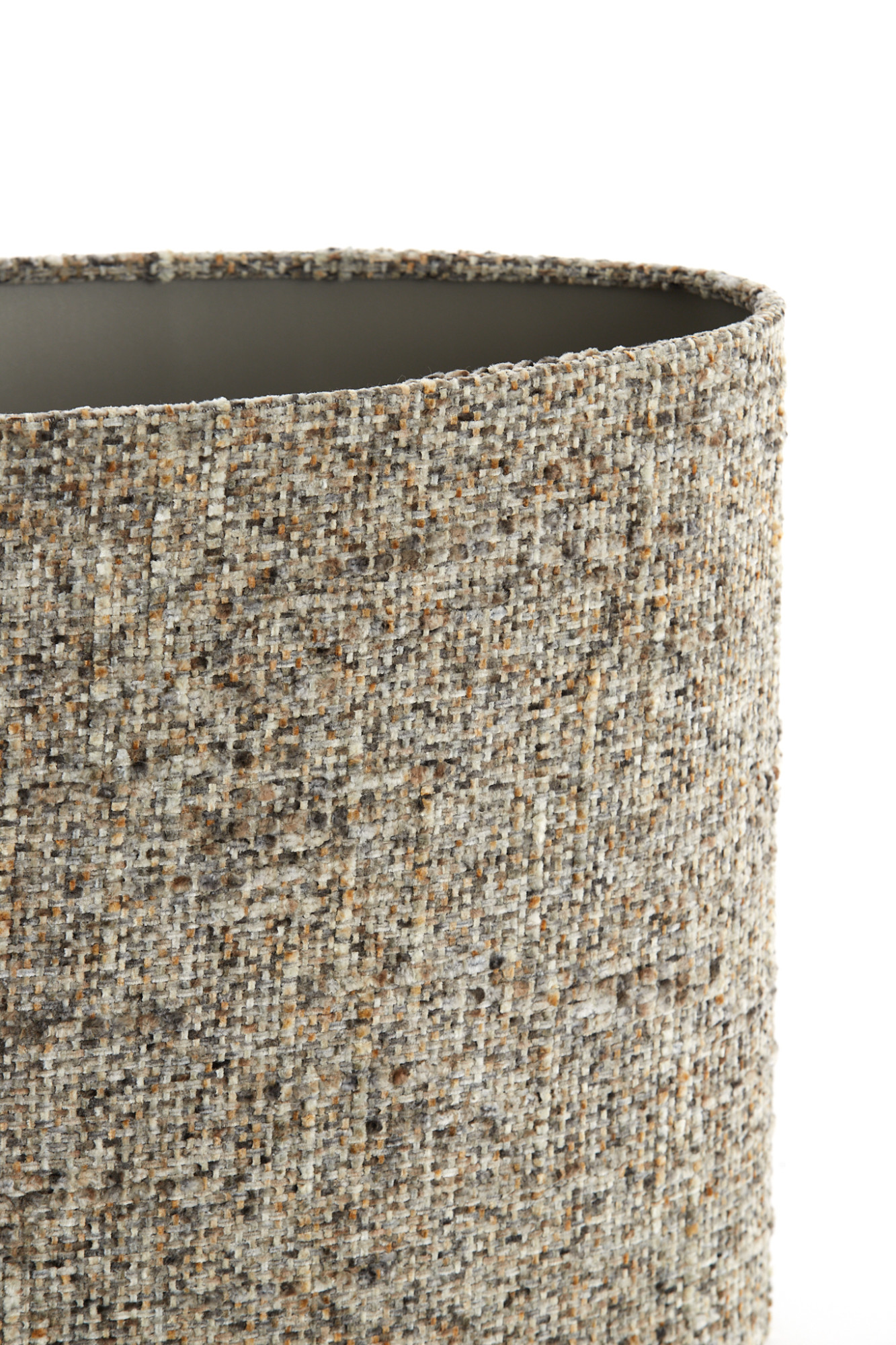 Pantalla de lámpara cilíndrica tapizada en beige Light & Living Osire - Imagen 6