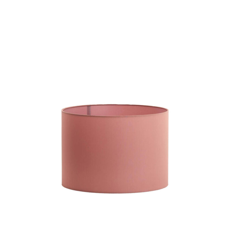 Lámpara de mesa rosa en forma de cilindro Light & Living Imani - Ø 30 cm