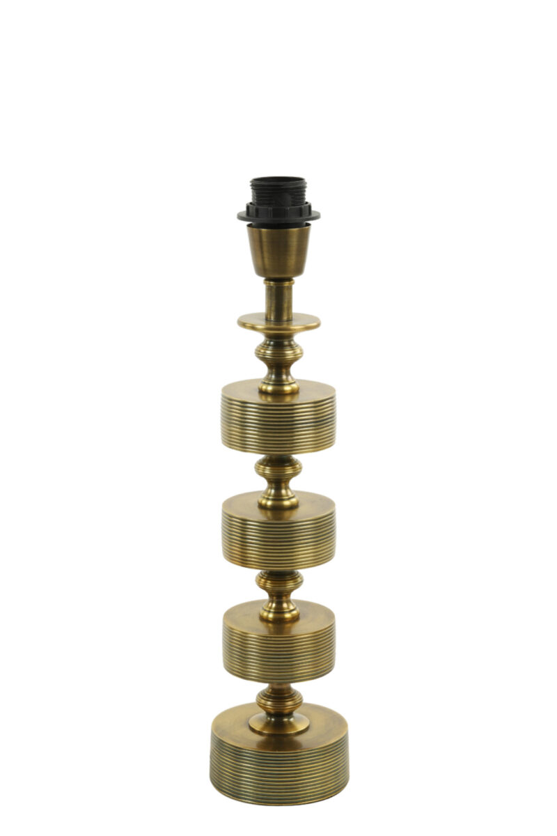Base de lámpara moderna con estrías Light & Living Gody - H. 43 cm - Imagen 2