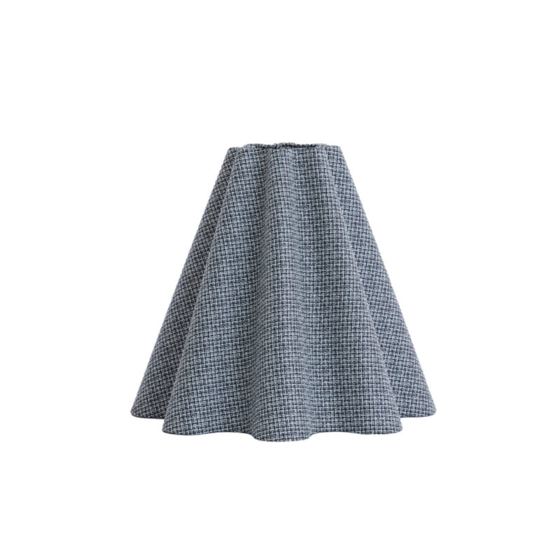 Pantalla de lámpara gris de tela Light & Living Bezaha - Ø 18,5 cm