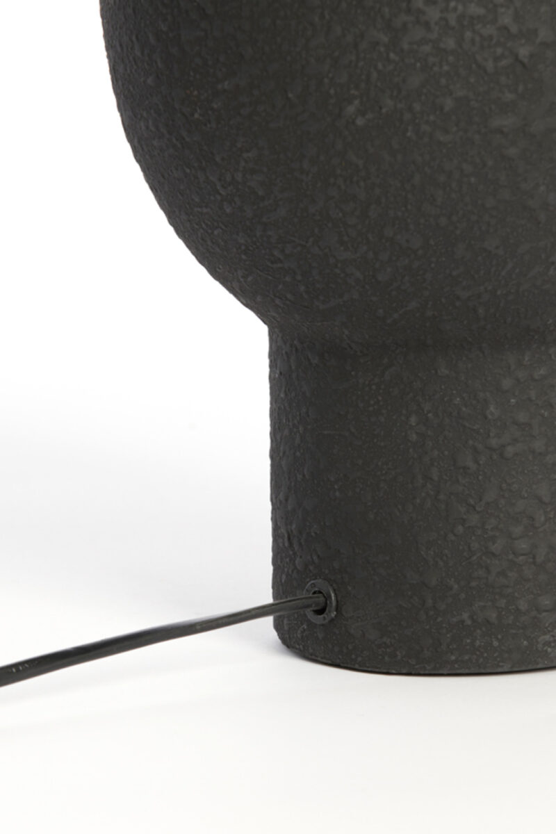 Lámpara de mesa negra diseño moderno compacta Light & Living Monk - H. 30 cm - Imagen 6