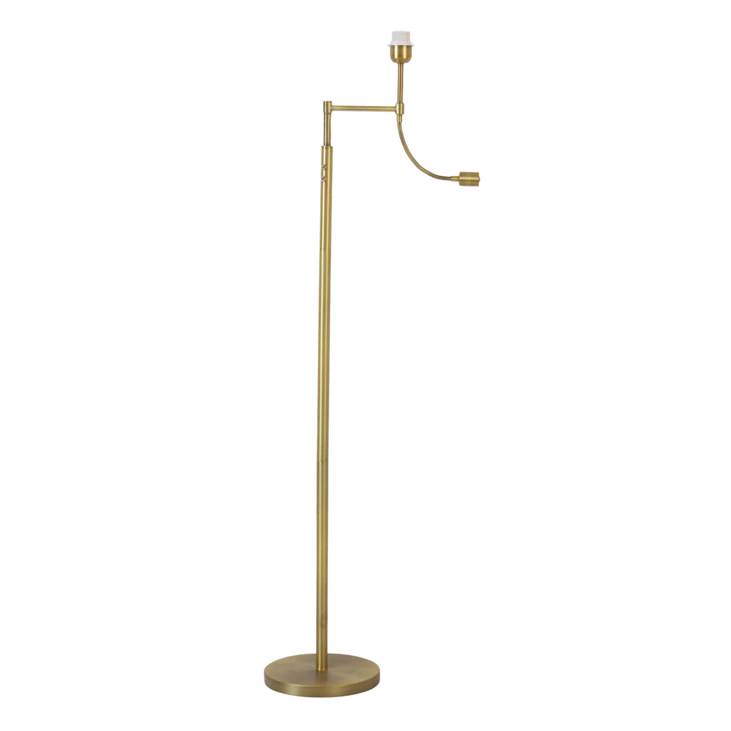 Estructura de lámpara de pie color dorado Light & Living Calgary - H. 138 cm