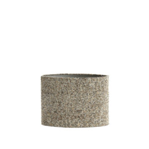 Pantalla de lámpara de tela de tono beige Light & Living Osire - H. 28 cm