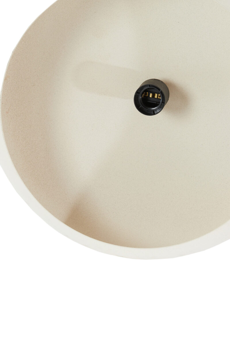 Lámpara moderna blanca de líneas limpias Light & Living Neiva - Ø 39 cm - Imagen 5