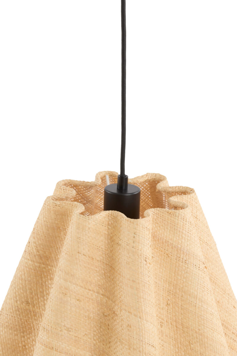 Lámpara colgante beige en forma de cono Light & Living Bezaha - Ø 50 cm - Imagen 5