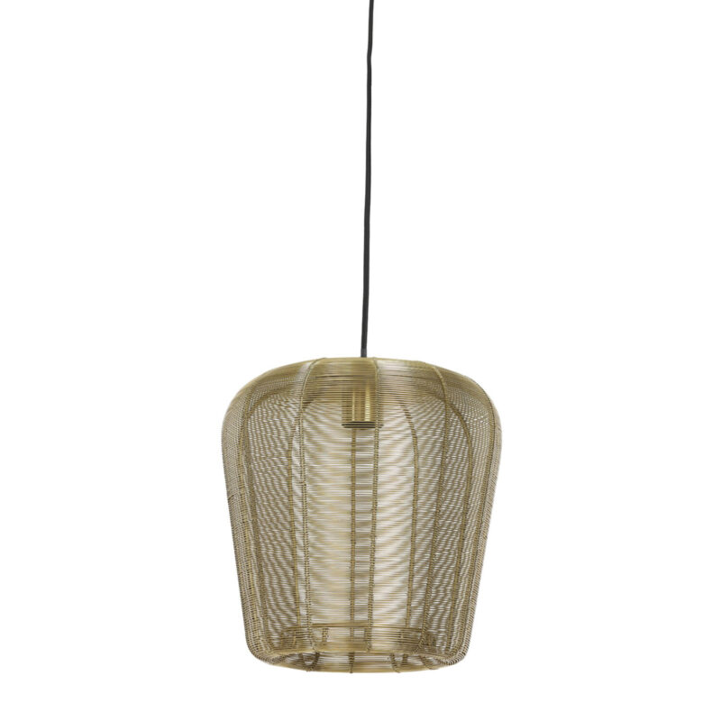 Lámpara metálica dorada para interiores Light & Living Adeta - Ø 28 cm