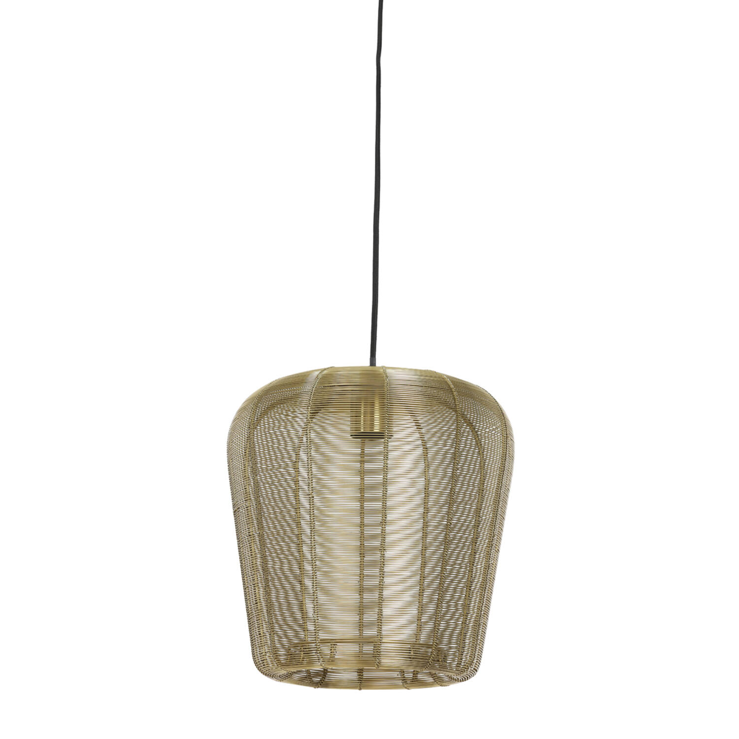 Lámpara metálica dorada para interiores Light & Living Adeta - Ø 28 cm