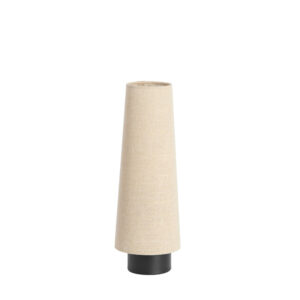 Lámpara de mesa trompeta efecto lino Light & Living Howie - H. 42 cm