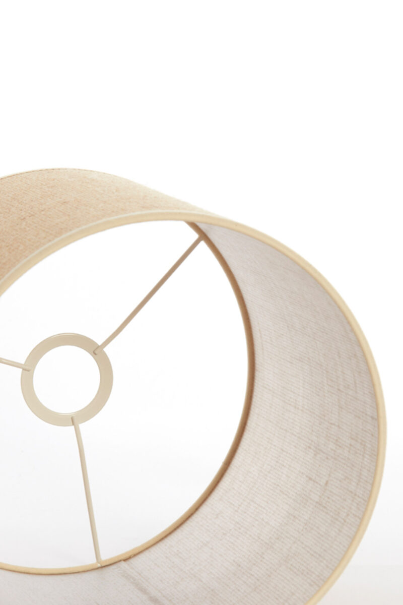 Lámpara de cilindro color beige Light & Living Sendai - Ø 25 cm - Imagen 7
