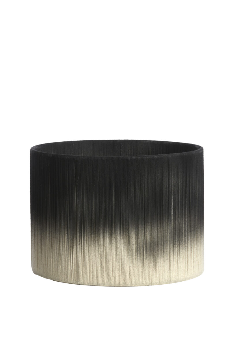 Pantalla de lámpara en ombre blanco y negro Light & Living Tossa - Ø 35 cm - Imagen 2