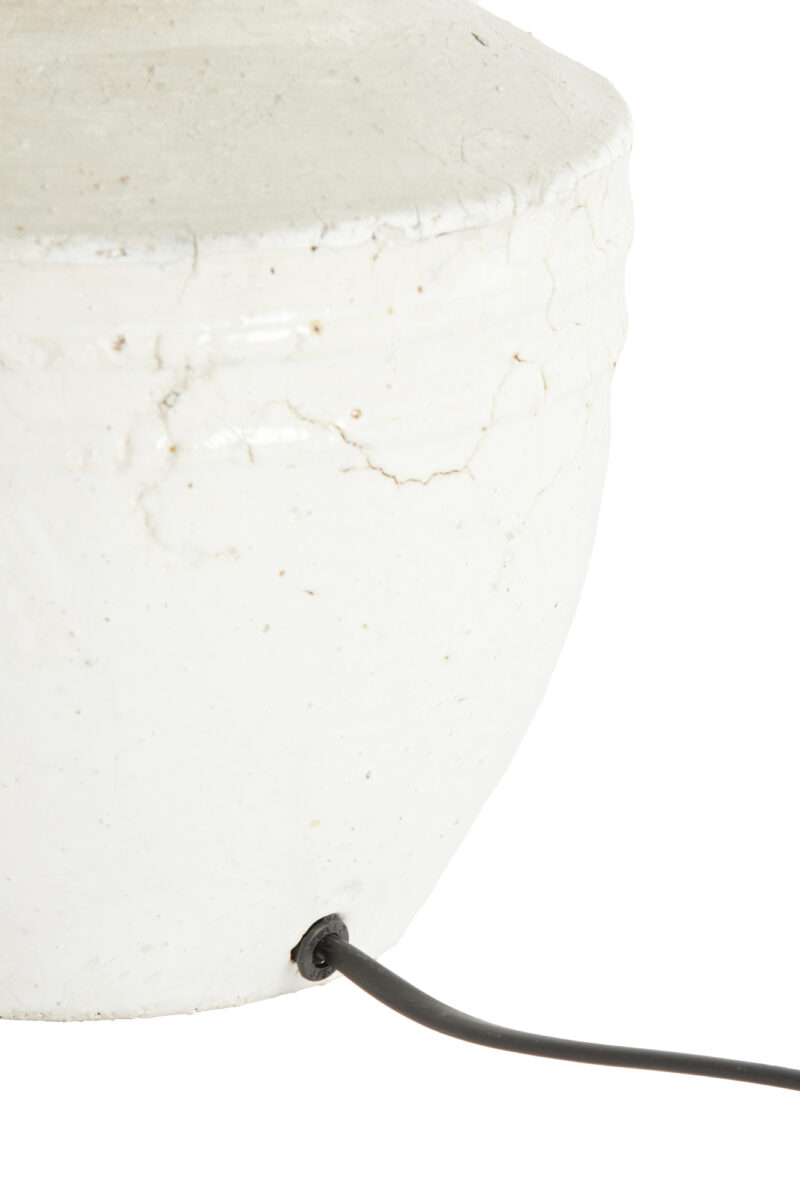 Lámpara de mesa redonda con estilo antiguo Light & Living Toba – H. 30 cm - Imagen 4