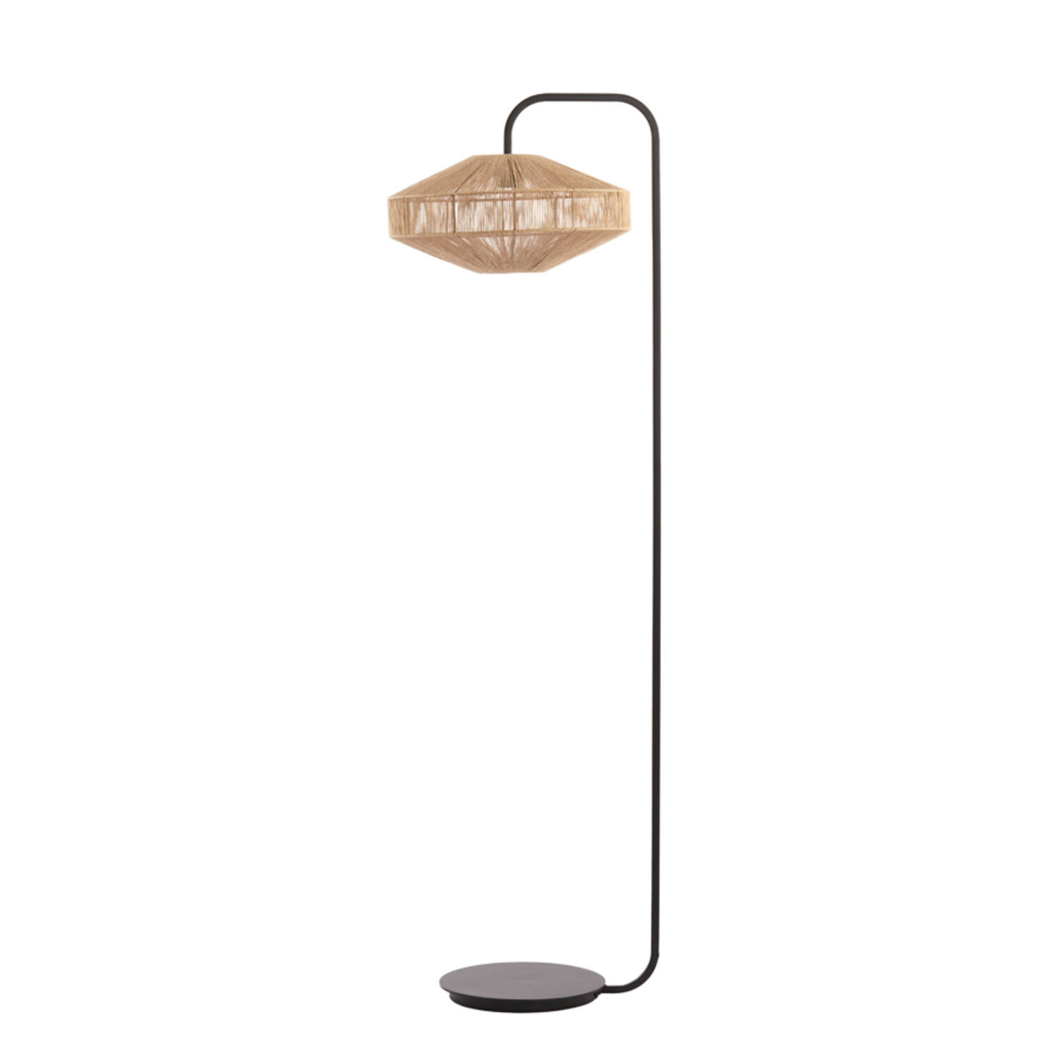 Lámpara de pie beige con patrón geométrico Light & Living Lyra – H. 164 cm