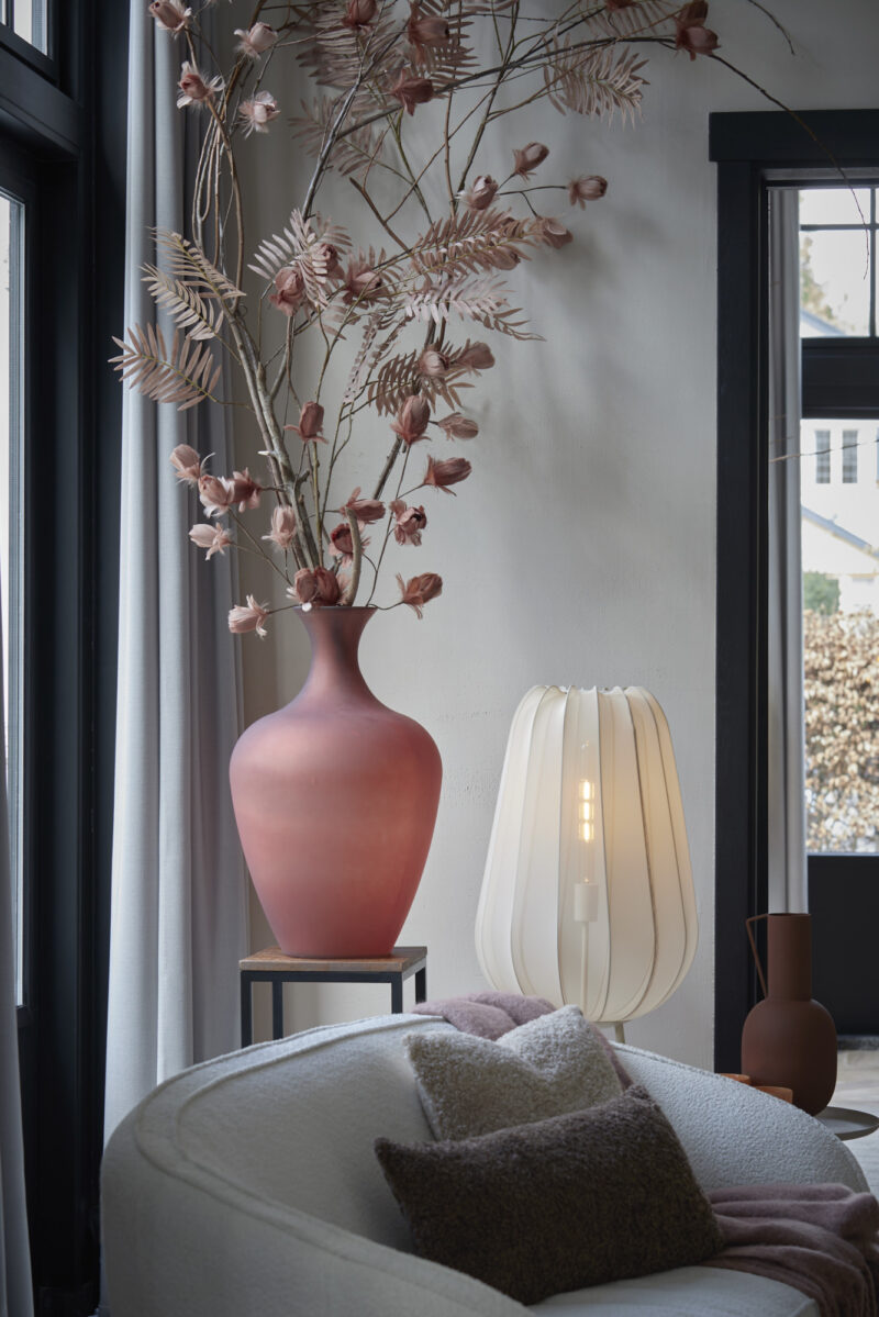 Lámpara de pie beige sobre trípode Light & Living Plumeria – H. 132 cm - Imagen 4