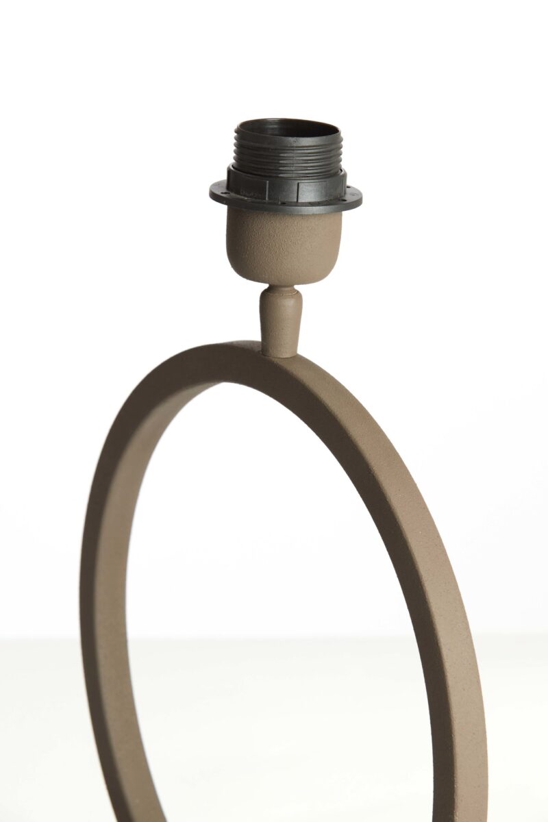 Base de lámpara minimalista en forma de círculo Light & Living Liva - H. 43 cm - Imagen 5