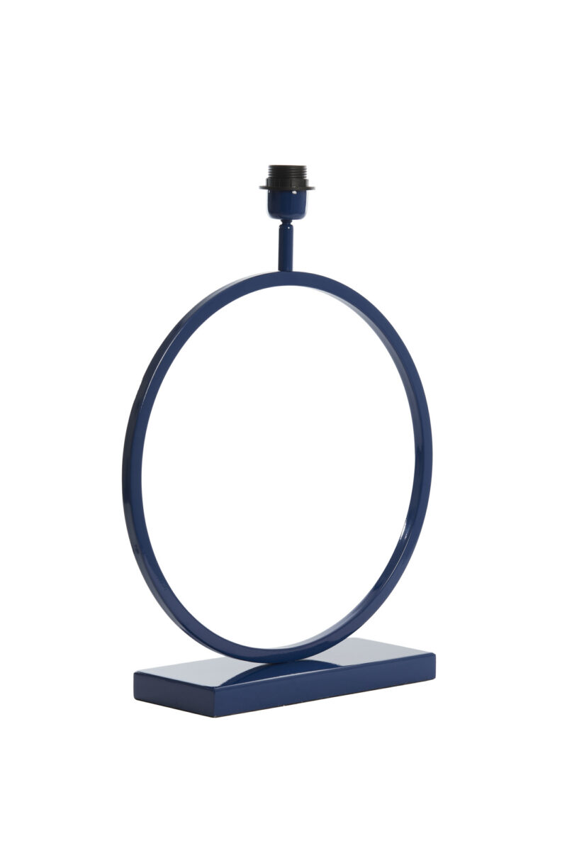 Base de lámpara redonda azul Light & Living Liva - H. 53 cm - Imagen 3