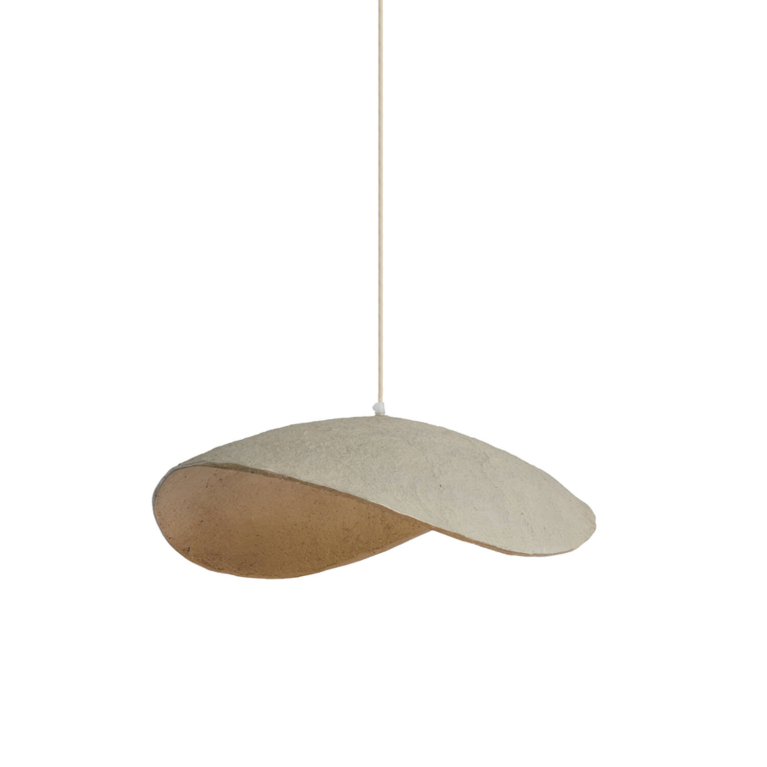 Lámpara colgante redonda con forma orgánica Light & Living Lonia - Ø 53,5 cm