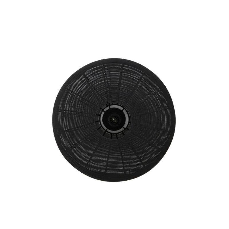 Lámpara colgante redonda negra moderna Light & Living Bahoto – An. 51 cm