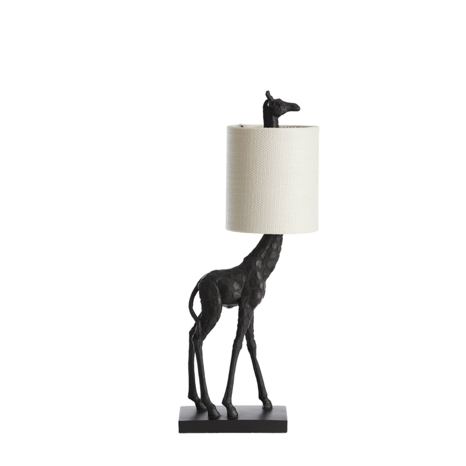 Lámpara de mesa jirafa negra Light & Living Giraffe – H. 61 cm