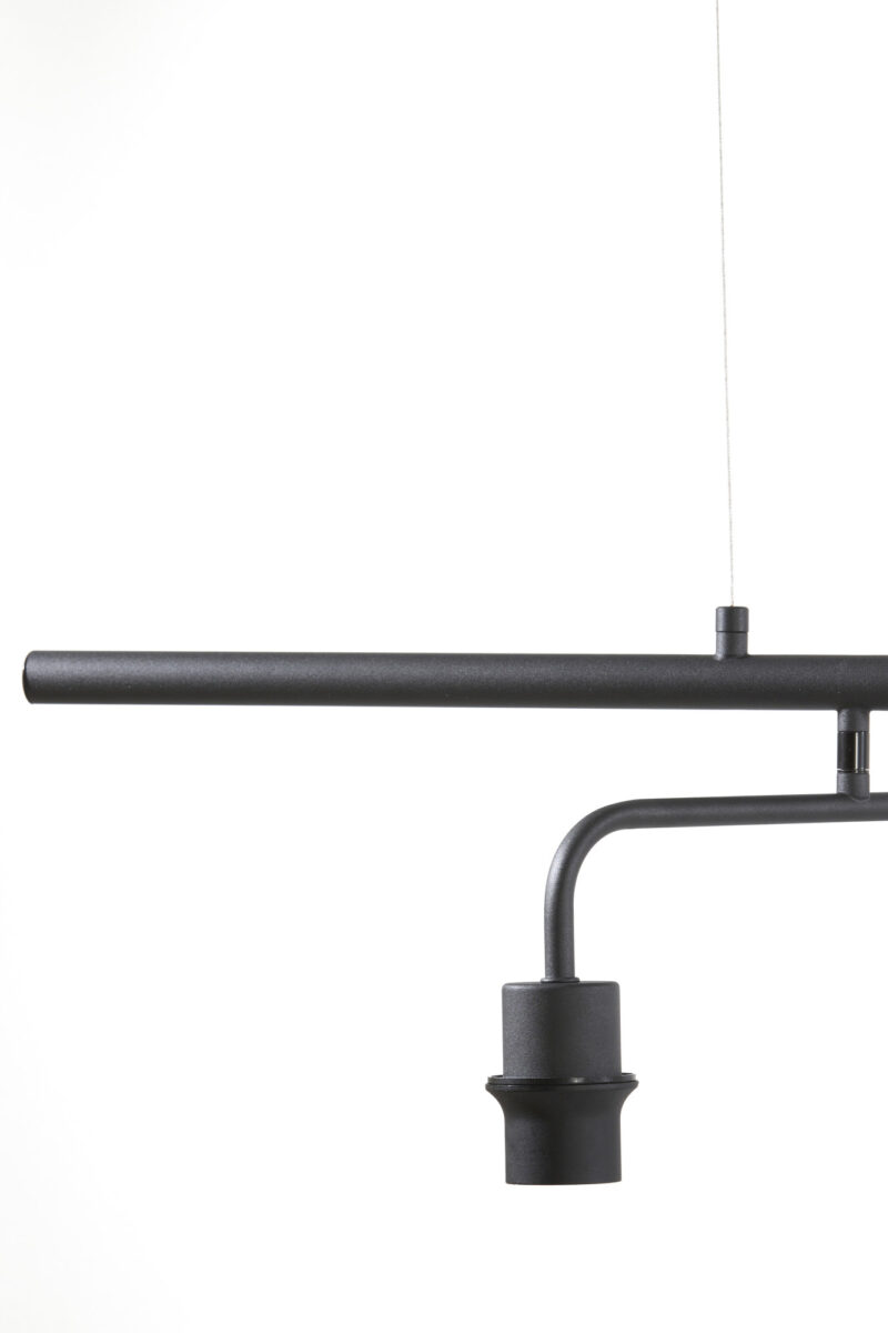 Lámpara colgante moderna negra con riel Light & Living Edisa – An. 160 cm - Imagen 5