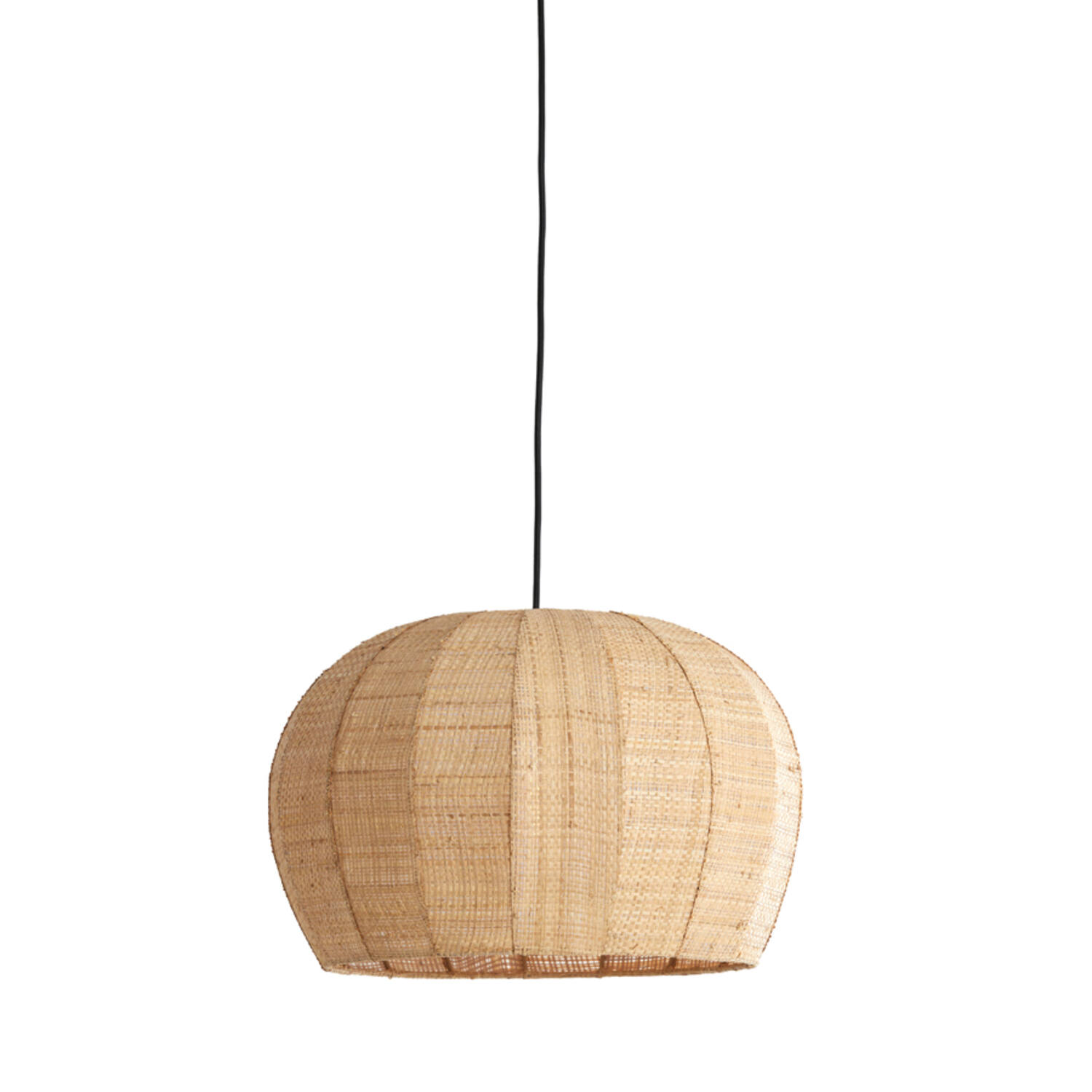 Lámpara colgante de ratán natural en tono claro Light & Living Rafaella - Ø 42 cm