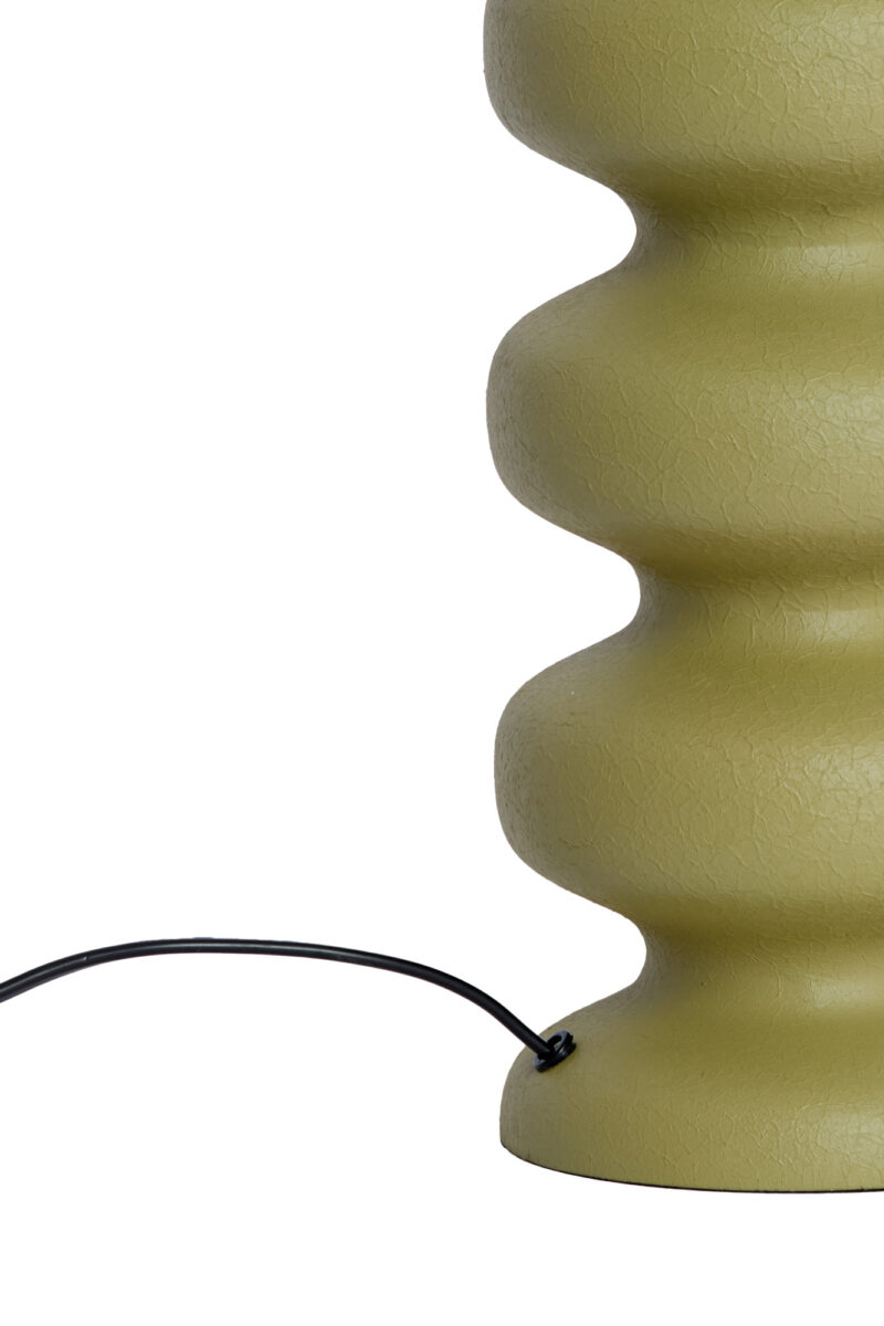 Base de lámpara verde oliva Light & Living Soroca - H. 42 cm - Imagen 4