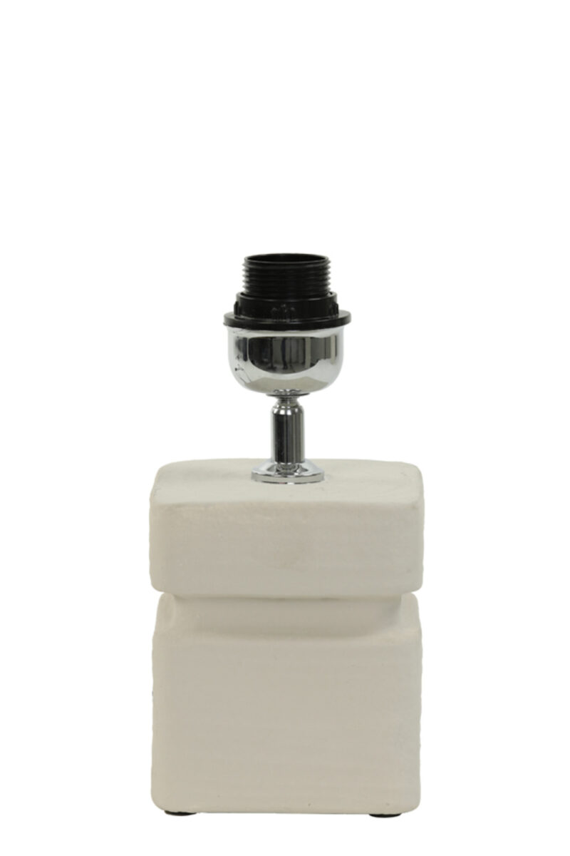 Base de lámpara blanca clásica Light & Living Amta - H. 24,5 cm - Imagen 3