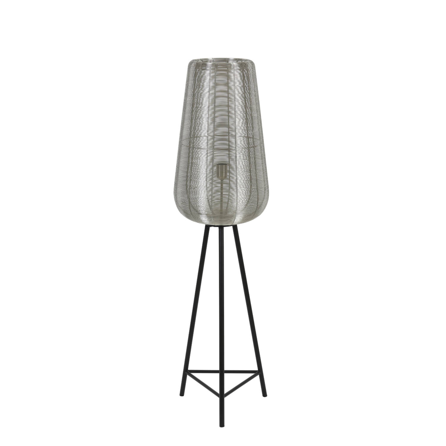 Lámpara de pie con estructura metálica Light & Living Adeta – H. 135 cm