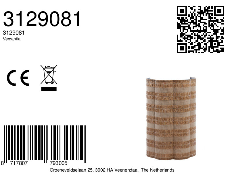 Pantalla beige con flecos Light & Living Verdantia - Imagen 6