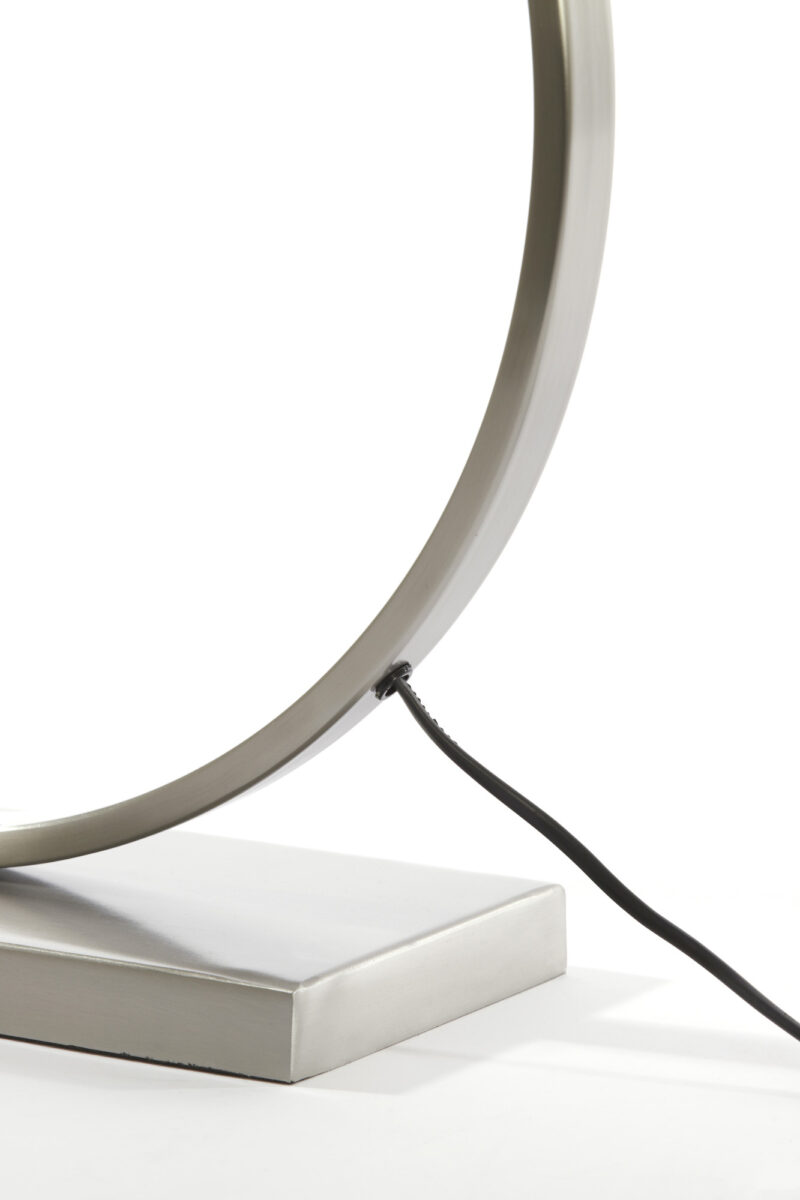 Lámpara de mesa plateada Light & Living Liva con diseño moderno – H. 62 cm - Imagen 6