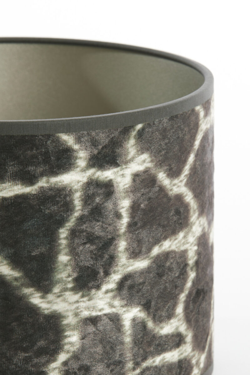 Pantalla de lámpara en forma cilíndrica con estampado de animales Light & Living Mosa - Ø 25 cm - Imagen 3