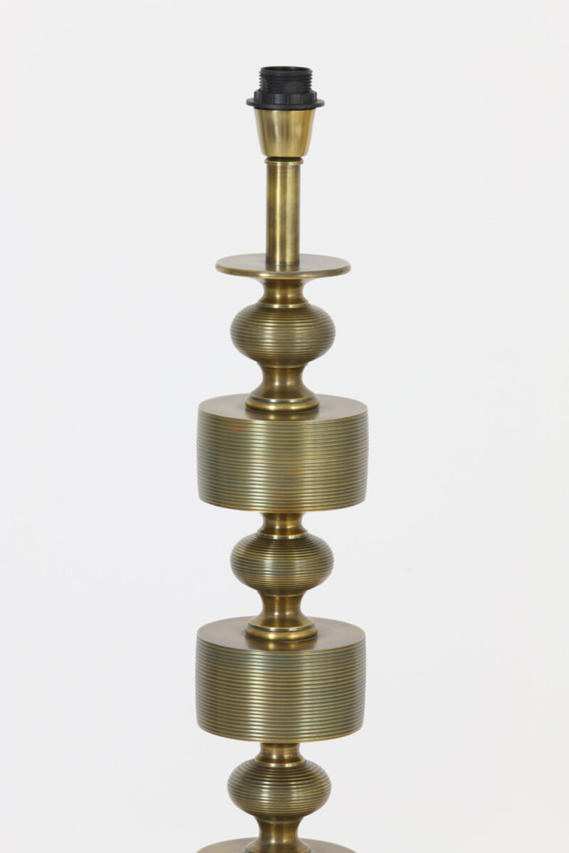 Base de lámpara dorada estilo vintage Light & Living Gody - H. 137 cm - Imagen 3