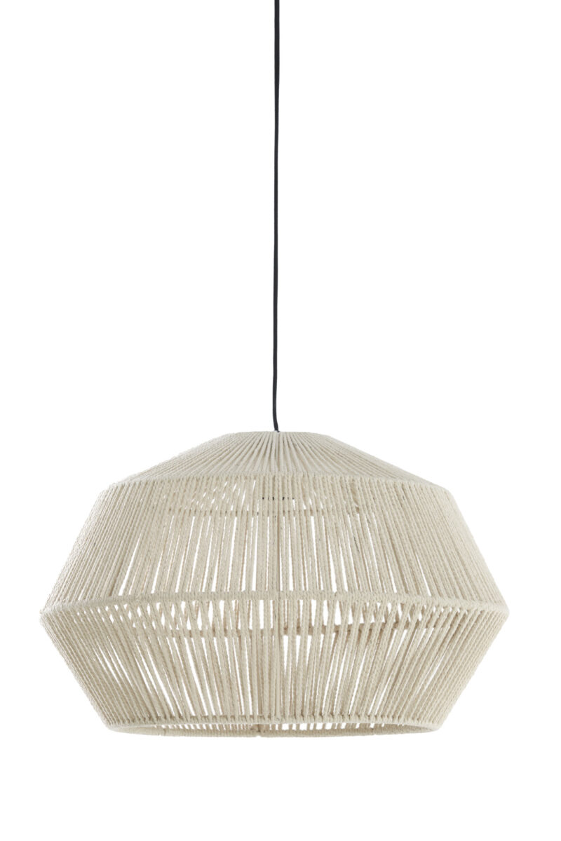 Lámpara de alambre en color crema Light & Living Deya - Ø 49 cm - Imagen 2