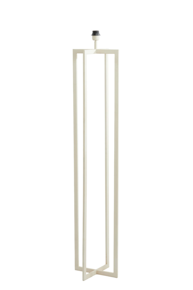 Base de lámpara larga cuadrada blanca Light & Living Mace - H. 140 cm - Imagen 2