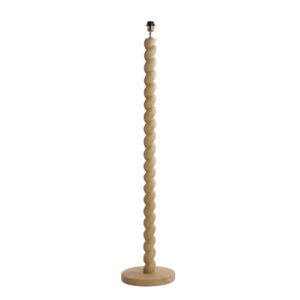 Base de lámpara de madera en forma de espiral Light & Living Nanno - H. 138 cm