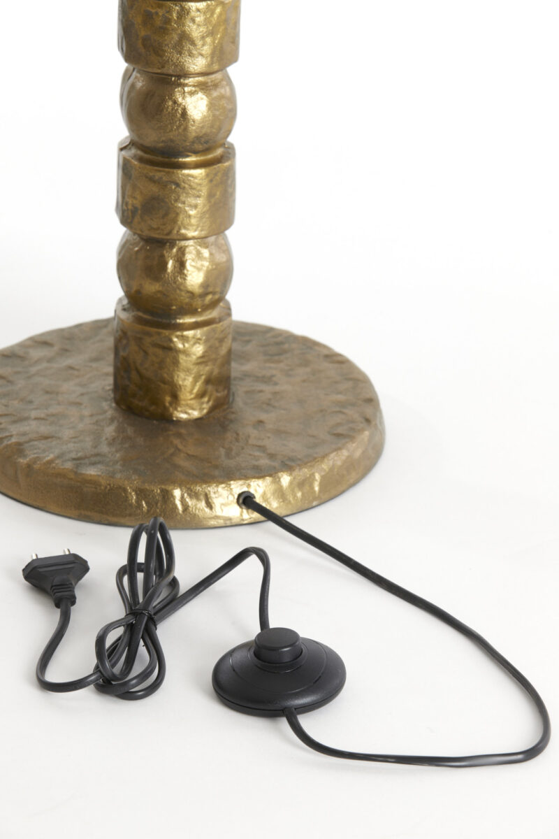 Base de lámpara dorada con relieve Light & Living Akti - H. 146 cm - Imagen 6