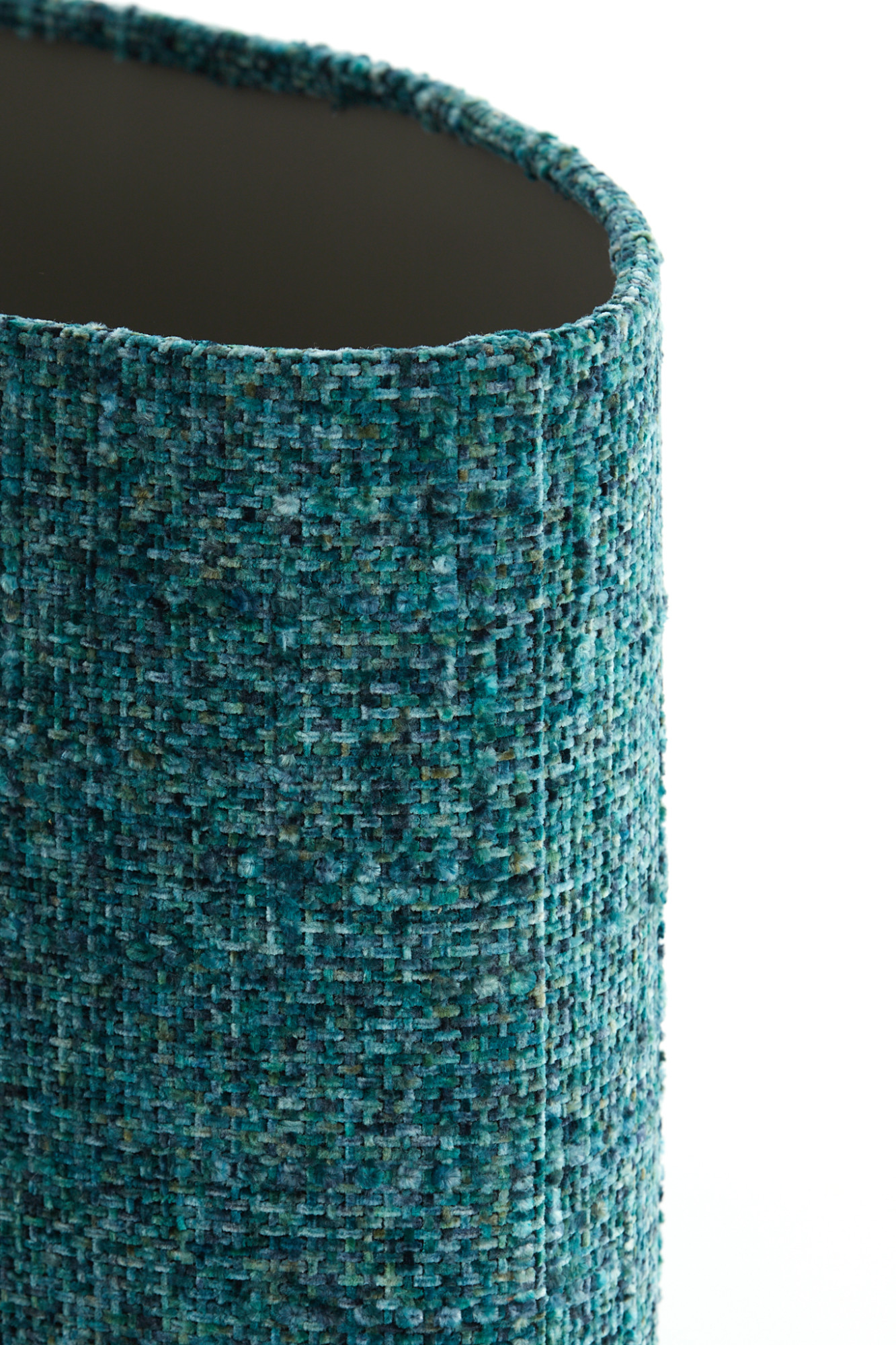 Pantalla de lámpara de tela turquesa en forma cilíndrica Light & Living Osire - Imagen 5