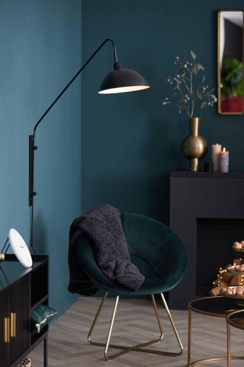 Aplique de pared negro con brazo largo Light & Living Orion – H. 127 cm - Imagen 5