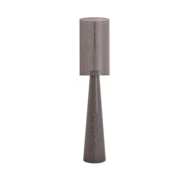 Lámpara de pie gris vintage Light & Living Micky - H. 180 cm